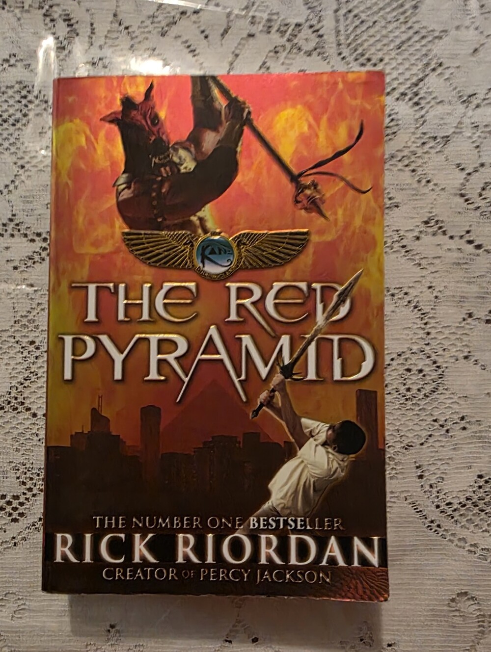 The Red Pyramid (The Kane Chronicles) Rick Riordan Paperback Puffin Egyptology